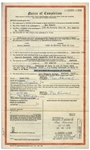 1950 Grant Deed Signed by Moe ''Moe & Helen Howard''; ''Notice of Completion'' for His Home Twice-Signed by Moe; Unsigned 1961 Grant Deed -- Various Sizes -- Very Good Condition
